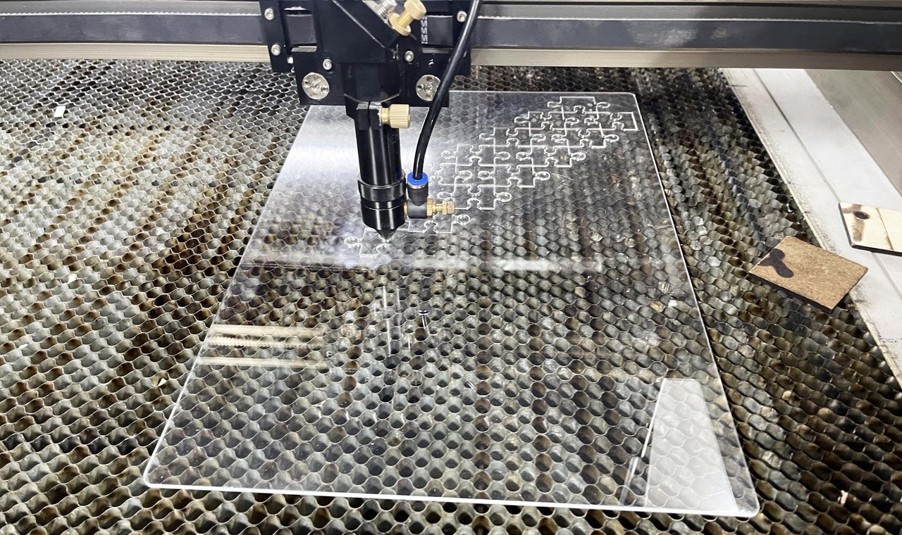 acrylic laser engraving