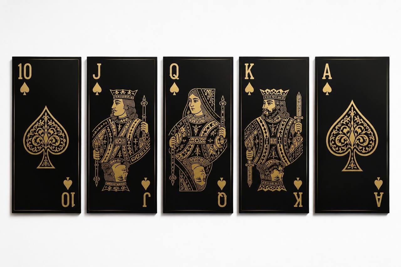 Acrylic Playing Card Wall Art – Single Card Print - Image 7