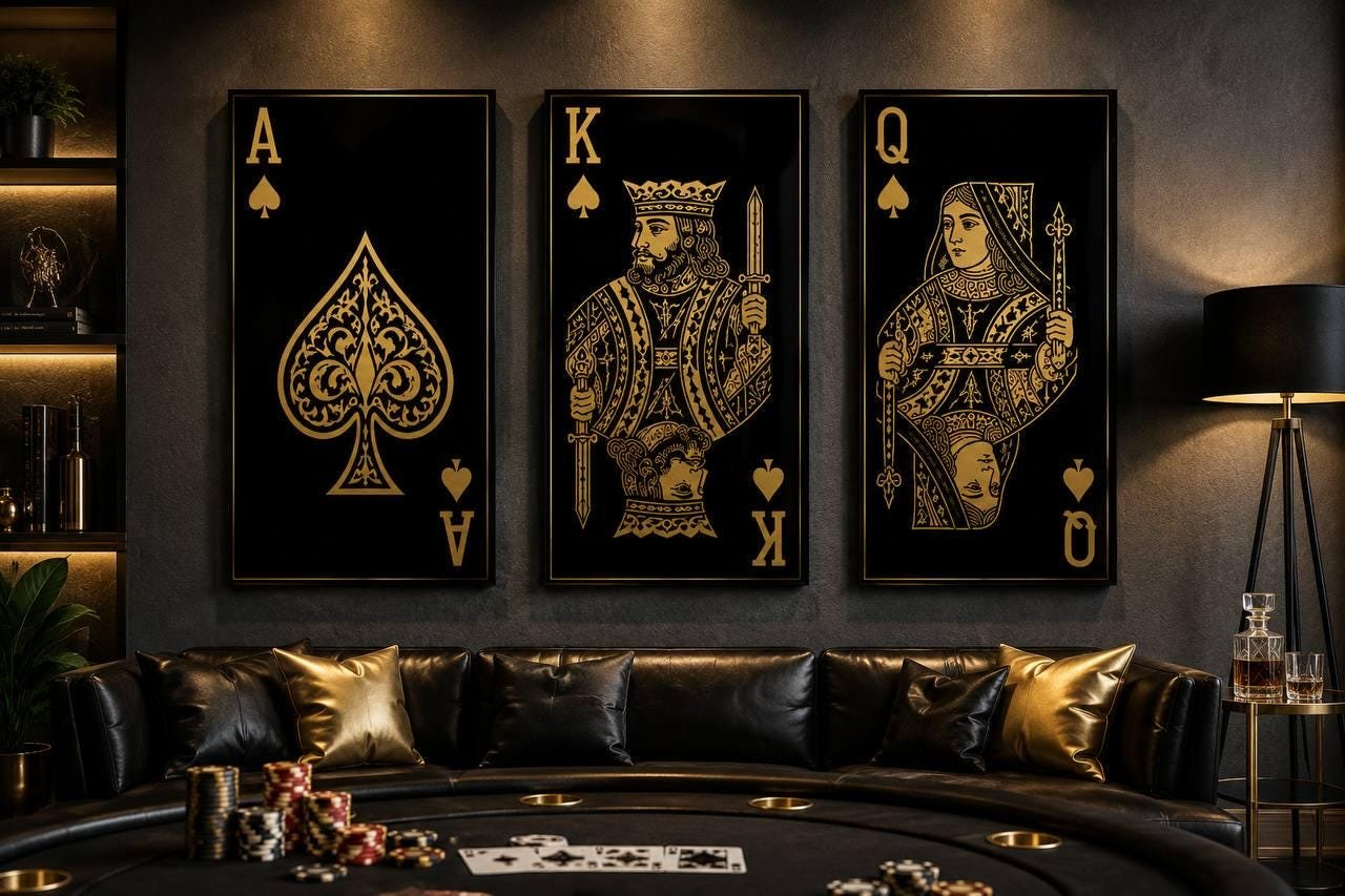 Acrylic Playing Card Wall Art – Single Card Print - Image 6