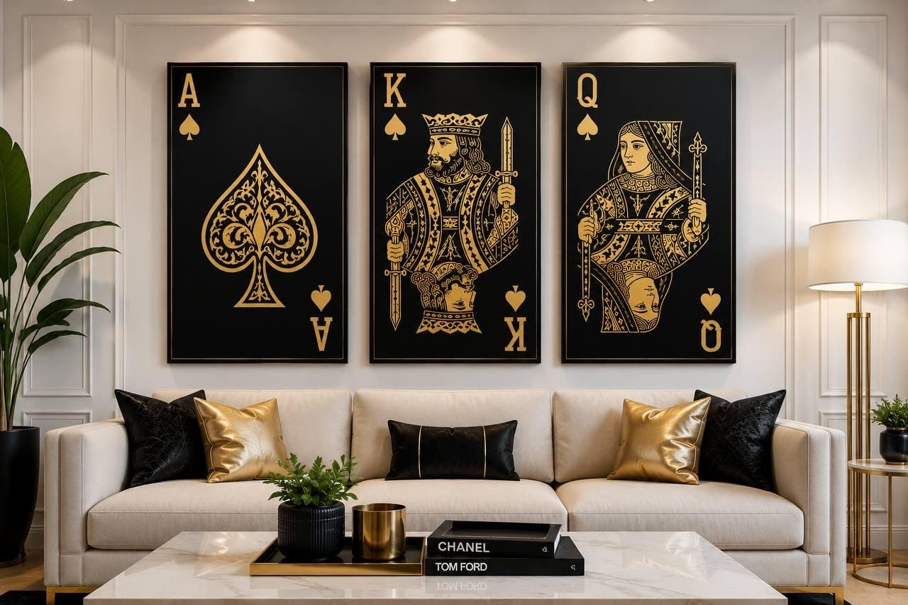 Acrylic Playing Card Wall Art – Single Card Print - Image 8