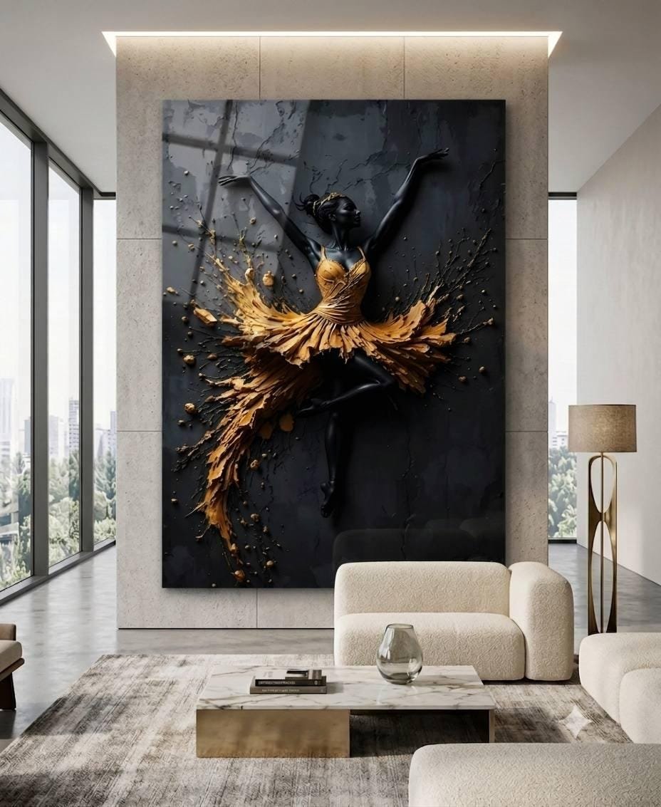 Ballerina Acrylic Wall Art for Dance Studios & Homes - Image 2