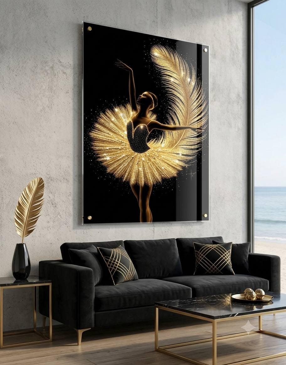 Ballerina Acrylic Wall Art for Dance Studios & Homes - Image 4