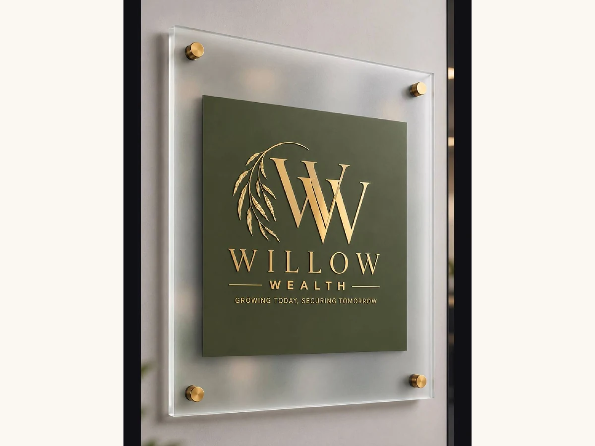 WILLOW business sign
