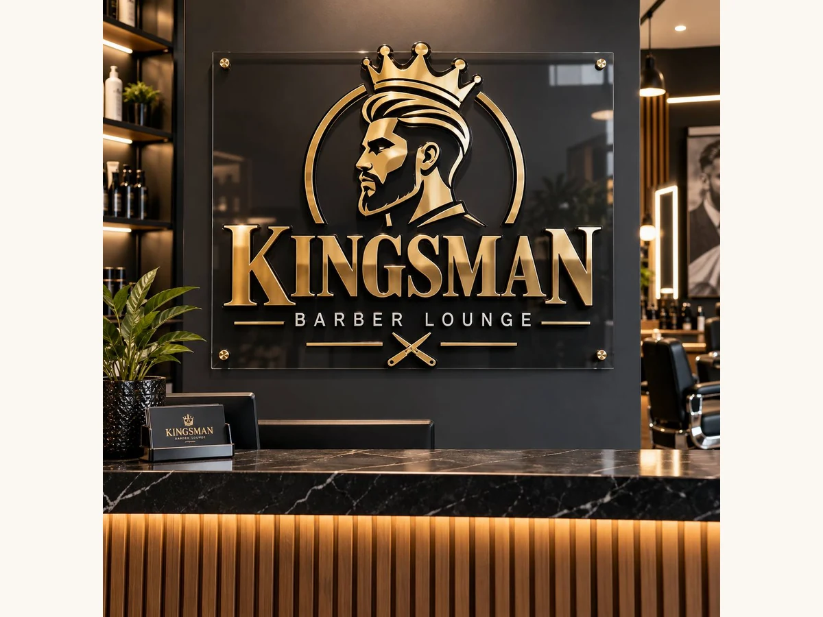 KINGSMAN business logo sign